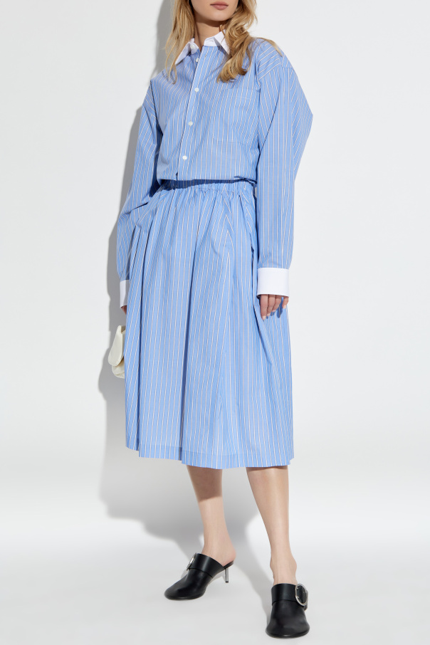 Blue Shirt with striped pattern Marni - Vitkac AS